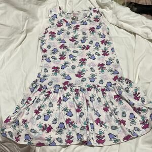 Dream works Trolls 6/6x drop waist tank dress worn once stretchy fabric euc